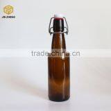 11oz Swing Top Glass Beer Bottles With Zinc-Plated Steel Wire and Sealed Cap thumbnail-1