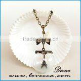 Romantic Elegant Jewelry/ Mini Glass Globe Bottle/ Glass Ball Pendant Necklace thumbnail-6