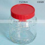 Clear Cylinder Glass Kit With Screw Plastic Lid thumbnail-1