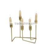 5 Lights Iron Wire Candle Holder thumbnail-1