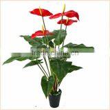 Fake Flower Plant Wholesale Bonsai Plants Plastic Anthuriums Plants for Sale thumbnail-2