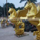 Fiberglass Gold Flyhorse Sculpture Figurine thumbnail-5