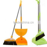 2014 long handled stainess steel dustpan and brush suit
