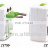 Female to Male Electrical Europe Plug Adapter thumbnail-3