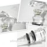 LED Plastic Clear Crystal Manufacture Diamond Wine Bottle Stopper thumbnail-4