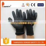 DDSAFETY Black Nylon With Black Nitrile Cheap Work Gloves thumbnail-1