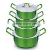 5pcs 7pcs Satin Aluminum Pot Cookware Set thumbnail-6