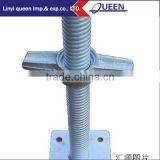Hollow Pipe Screw Jack Base Plated Scaffolding With Building thumbnail-1