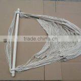 Outdoor Garden Camping Hammock With Stand Quilted HammockSolid Wood Hammock Chairs Cotton Rope thumbnail-5