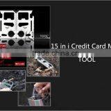 2016 New Outdoor 15 in 1 Credit Card Multi Tool thumbnail-3