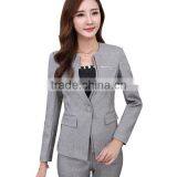 Free Sample Best Office Staff Uniform Designs For Women Korean New Style thumbnail-4
