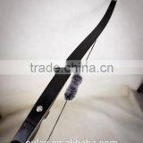 Wood Riser/takedown Laminated Recurve Bows Imitation Bison Black Split Bow thumbnail-4