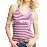 Wholesale Sexy Plain Stripe Tank Top for Women thumbnail-1