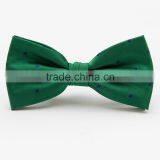 Dot Green Color Custom Bow Tie China Made Cheap High Quality thumbnail-1