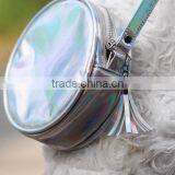 High Quality Holographic Silver Round Pouch Bag thumbnail-4