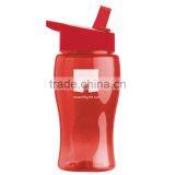 USA Made 18 oz Transparent Sports Bottle With Flip Straw Lid - BPA/BPS-free, FDA Compliant and Comes With Your Logo thumbnail-4