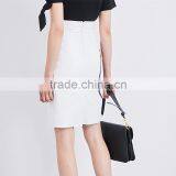 Girls Wearing Images Tight Faux Leather Short Pencil Skirt With Dancing Wolves thumbnail-3