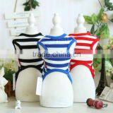 R1939H NEW!New Cute Striped Pet Puppy Dog Cat Apparel Clothes Coat T Shirts thumbnail-2