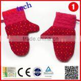 Hot Sale Printed Oven Mitten Safety Glove Factory