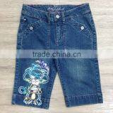 7-16 Cotton/poly/spandex Bobby Jack Girls Denim Capri #9R5520