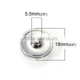 18mm Glass Fit Snap Button Bracelets Round Silver Tone At Random Dog Pattern thumbnail-2