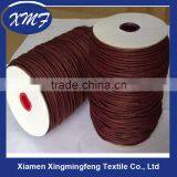 Colored Braided Fabric Waxed Cotton Cord for Shoelace