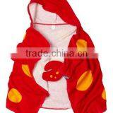 Baby Bath Towel,cotton, 1 Side Terry, 1 Side Velour, With Hoody ,reactive All Over Print thumbnail-1