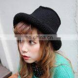 Winter Lady Flip Brim Knit Bucket Hat thumbnail-2