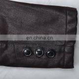 Lastest Fashion Winter Handsome Parka Mens Quilted Leather Jacket thumbnail-6