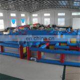 High Quality 12x10m TOYS Sports Games Giant Blue and Red Inflatable Maze Toy For Sale