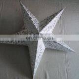 NEW GLITTER PRINTED PAPER STAR LANTERNS From India thumbnail-3