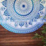 Round Indian Hippie Tapestry Beach Throw Roundie Mandala Towel Yoga Mat Bohemian thumbnail-1