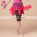 Uniique design high lace cheap ballroom belly dance short skirt for women Q-6045