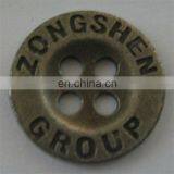 Antique Silver Color 4 Hole Large Sewing Button for Clothing thumbnail-1