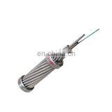 OPGW Aerial Fiber Optic Cable With Overhead Ground Conductor Wire