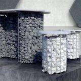 Pvc Coated Metal Gabion Baskets / Gabion Stone Cages Long Life Span thumbnail-3