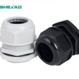 M20 PG11 PG Ip68 Waterproof Type Nylon Plastic Cable Gland Connector with Plastic Shroud