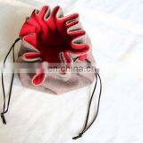 Felt Coin Purses Double Sided Drawstring thumbnail-3