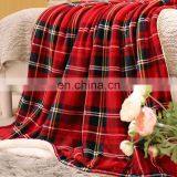 Christmas Plaid Plush Microfiber Checkered Decorative Sherpa Fleece Throw Blanket for Sofa thumbnail-4