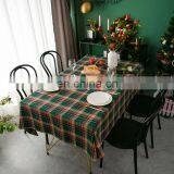 Dust Proof Checker Table Cover Tablecloth Linen Christmas Table Cloth thumbnail-3