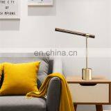 2020 Custom Logo Nordic Modern Design Copper Lamp Foldable Reading Desk Lamp for Hotel Decoration thumbnail-5