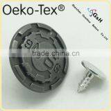 Antique Silver Jeans Button