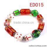 Manual Painted Christmas Bracelet With Many Color thumbnail-5