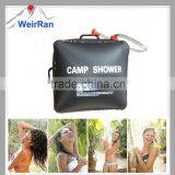 (74671) Black Solar Heated Bag for Outdoor Camping Portable Emergency Shower thumbnail-3