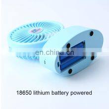 USB Small Oscillating Air li Ion Rechargeable Battery Fan thumbnail-4