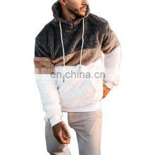 2021 Christmas Spring Amazon Men's European and American Three-color Print Hooded Custom Fashion Casual Sweater Men thumbnail-1