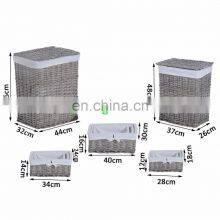 Wood Storage Cabinet Chest Unit White Top Colourful Drawers Organizer Furniture thumbnail-5