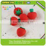 strawberry fruit eraser sets stationery from china import