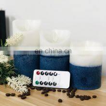 Wholesale Electronic Simulation White Wax Moving Flame Color Changing Pillar Led Candle thumbnail-5