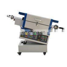 Laboratory 1200 1400 1700 Degree Vacuum Atmosphere Rotary Tube Furnace for Lead Smelting and Quenching and Sintering thumbnail-4